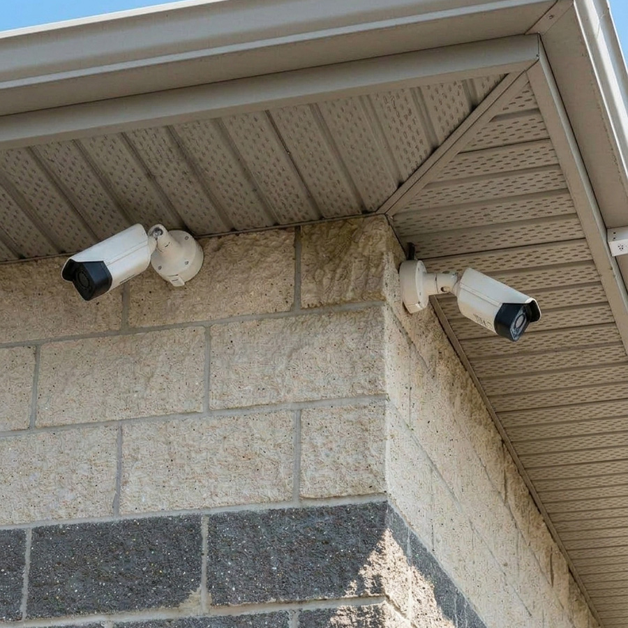 Exterior cameras at a car wash, Mississauga